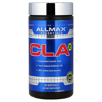 ALLMAX, Essentials，CLA95™，1000 毫克，90 粒軟膠囊
