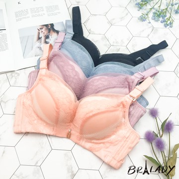 波蕾妮｜甜蜜獻禮 輕量蕾絲網紗包覆無鋼圈【6705】薄杯 機能內衣 11/23