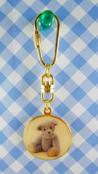 【震撼精品百貨】日本精品百貨-快樂熊-鎖圈-米灰色