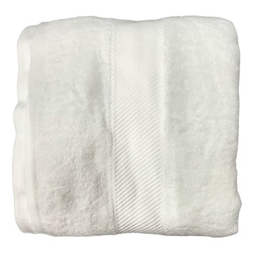 LIFE 來福牌 加大舒柔浴巾 80*190CM  100%棉 台灣製造  素面緞紋  1條