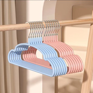 兒童衣架曬嬰兒寶寶小孩家用多功能衣掛鉤衣撐防滑晾衣服架衣架子【步行者戶外生活館】P