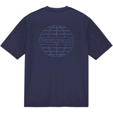 【PARAGRAPH】26SS NO.063 CIRCLE LOGO STITCH TEE 短T (深藍色)
