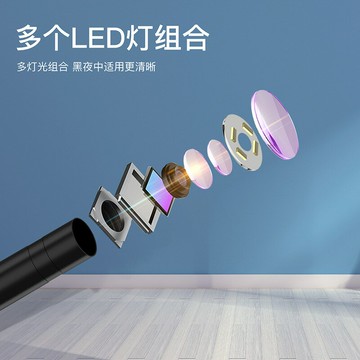500w三合一usb手機內窺鏡  14mm鏡頭變焦水下鏡頭清窺視鏡