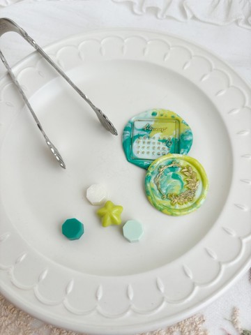 火漆印章【幸福的四葉草】