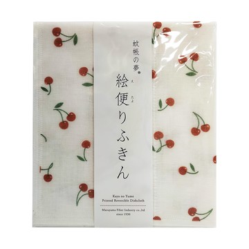 SHIMOYAMA 廚房抹布 櫻桃印花風  40 x 35cm  1條