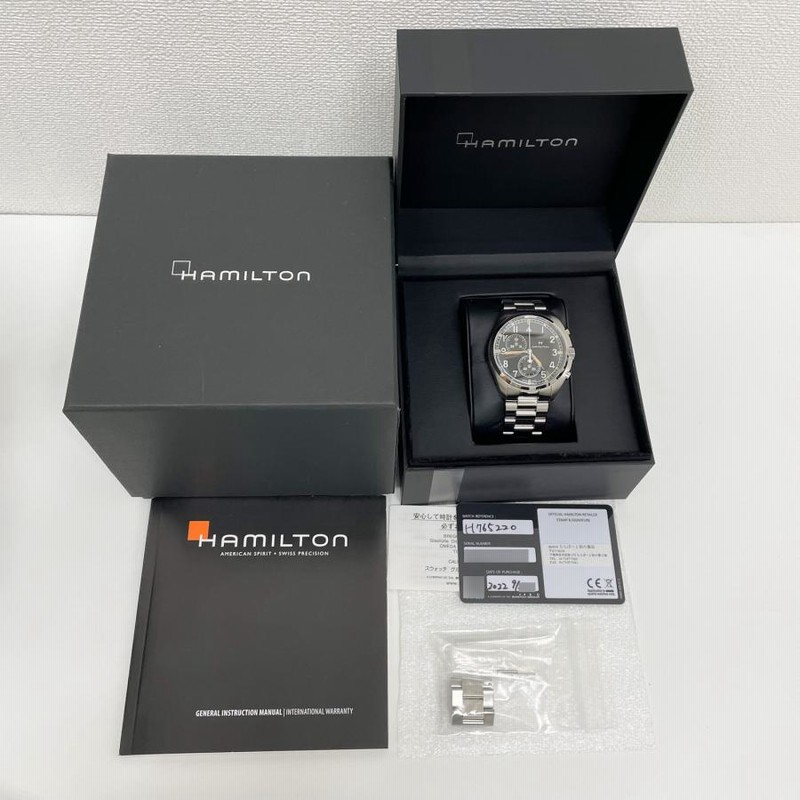 ハミルトン HAMILTON 腕時計 カーキ アビエーション H765220