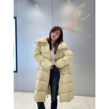 2025冬季新款氣質超柔保暖顯瘦寬松加厚外套中長款羽絨服