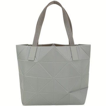 ISSEY MIYAKE 三宅一生 BAOBAO TRACK 6x4 霧面幾何手提/肩背托特包(灰色)