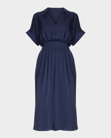 Kayleigh Satin Midi Dress