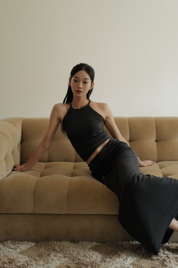 懶人一套時髦出門長裙Set