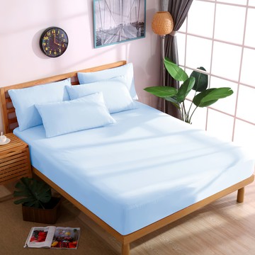 夢之語 護理級100%防水透氣保潔墊  雙人  淺藍色