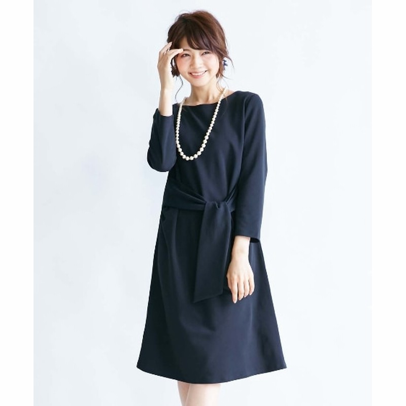 ウエストリボンカットソージャージーワンピース ワンピース Dress 通販 Lineポイント最大1 0 Get Lineショッピング