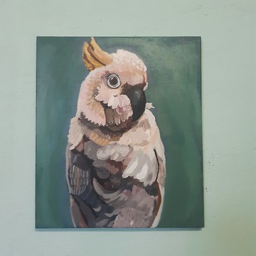 Andriy Stadnyk 的雀帆布油畫原創 WallArt 藝術品 13,8*15,8''