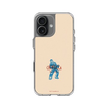 iPhone 17 Clear Case（相機按鈕） 透明 - 迪士尼-星際大戰 Star Wars - 小圖款-丘巴卡