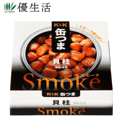 防災 備蓄 おつまみ K＆K 缶つまSmoke 貝柱12缶 送料無料