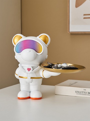 創意輕奢進門玄關鑰匙收納擺件鞋柜擺放臺客廳茶幾電視柜裝飾托盤