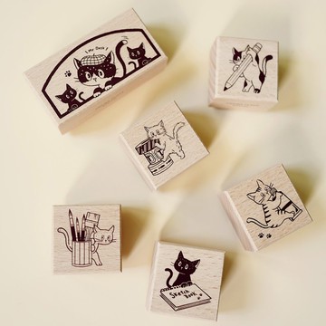 Ob1toy 櫸木印章(六款)