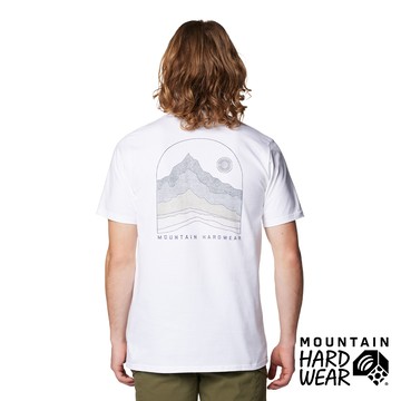 【Mountain Hardwear】Mountain Sunset Short Sleeve 針織棉山脈日落短袖T恤 男款 白色 #2110781