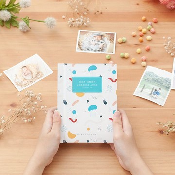 客製 精裝手作相本【幾何圓舞】相片書/週年/生日/情侶/新年禮物