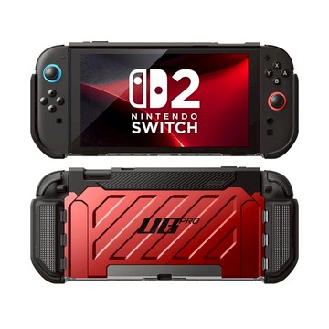 UB Pro Nintendo Switch 2 (2025) 軍規防摔保護殼 紅色