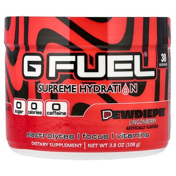 G FUEL, 高保濕，PewDiePie® 越橘，3.8 盎司（108 克）
