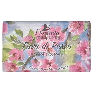 Florinda 綻放桃花香氛植皂 200g 義大利香氛 植物皂基  1個