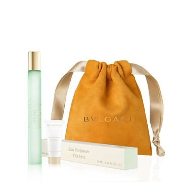 快速出貨💌新品上市【BVLGARI 】寶格麗綠茶中性淡香水10ML+ 白茶中性香氛身體乳7ml+品牌收納袋 | 送禮首選✨生日禮首選