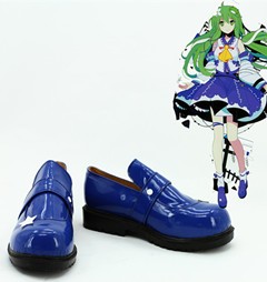 Gargamel コスプレ靴 東方project 東風谷早苗 コスプレブーツ Gargamel コスプレ靴 東方project 東風谷早苗 コスプレブーツ