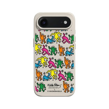 iPhone Air SolidX 貝殼灰 - Keith Haring - 跳舞的人