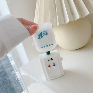 ins創意飲水機適用AirPods3蘋果AirPods1/2代蘋果藍牙耳機套pro