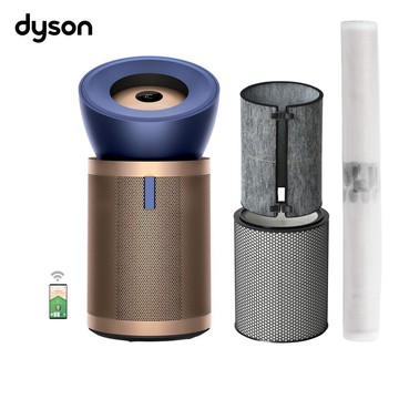 Dyson 戴森【效率等級1】BP04 Purifier Big+Quiet Formaldehyde 強效極靜甲醛偵測空氣清淨機(普魯士藍及金色) 贈HEPA濾網及富鉀碳濾網組和寵物濾網單盒2入組