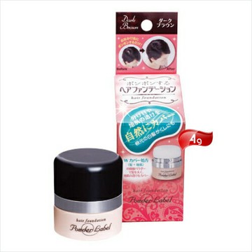 【長輩禮】灰白髮專用!日本BeauzLabo毛髮遮蓋粉霜(4g)-深棕 [53167]
