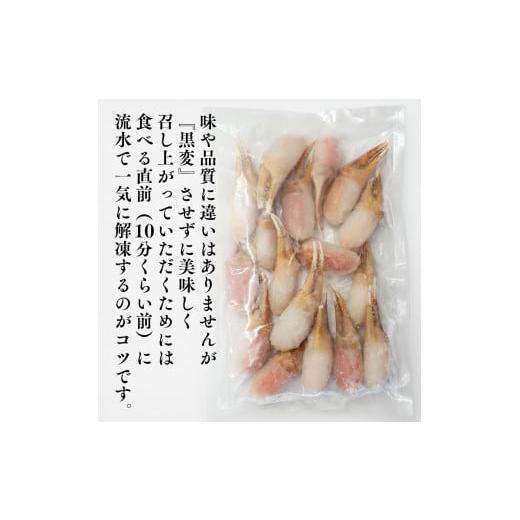 ふるさと納税 茨城県 大洗町 生冷 本ずわいがに 爪 500g×1 カジマ ずわい蟹 ズワイガニ ずわいがに かに カニ 蟹 かに爪 カニ爪 蟹爪