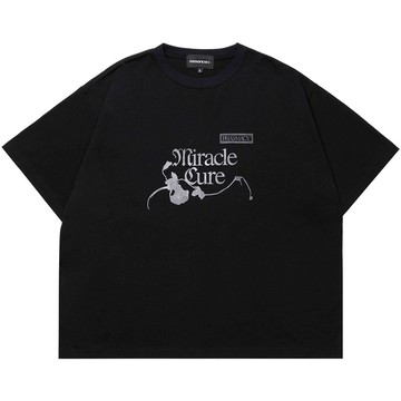 ESSENCE x HSU PHARMACY x AETHER3 MIRACLE CURE 三方聯名 短T (黑色)