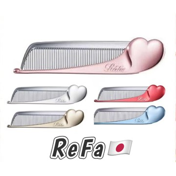 🔥現貨🔥隔日到貨 ✔️附發票 日本🇯🇵Refa 愛心造型金屬梳｜質感電鍍氣墊梳｜順髮防打結｜高顏值隨身梳｜送禮首選