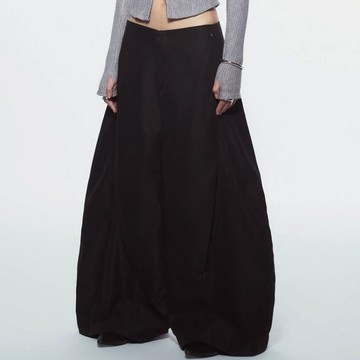 BUNNYHILL BH0022 LUDOVIC PANTS 低腰 寬褲 (黑色)