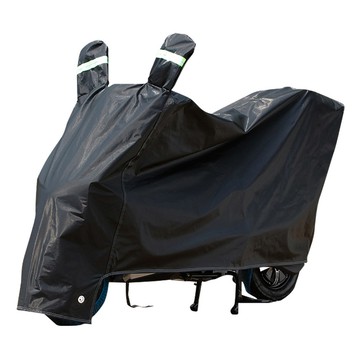 防水機車套 素色 有耳款  M  黑色  1個