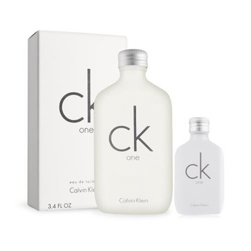Calvin Klein CK ONE中性淡香水 經典限定雙享組(100ml+15ml 隨行瓶)-國際航空版