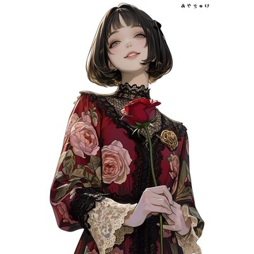 【9 月新作】07-144-0421 人物貼紙 幻想復古浪漫喫茶