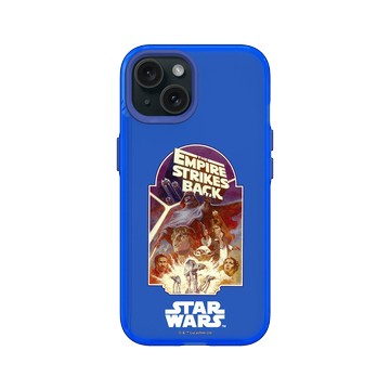 iPhone 15 Clear 激光藍 - 迪士尼-星際大戰 Star Wars - 帝國大反擊-海報系列