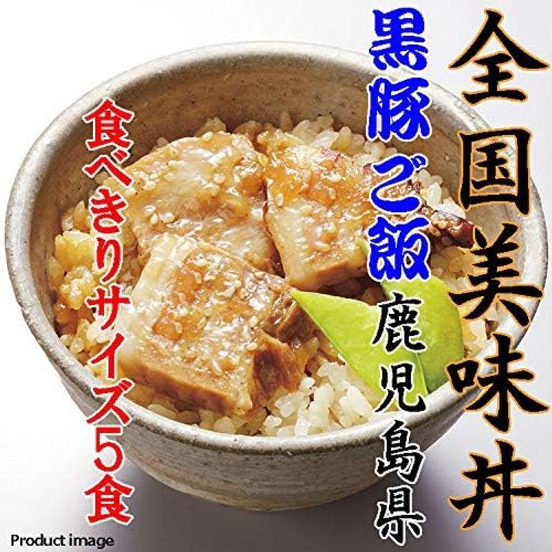 鹿児島県産 黒豚 ご飯 5食 セット