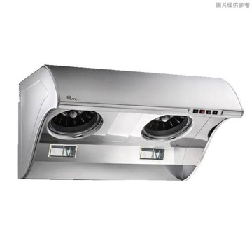 (送基本安裝)喜特麗【JT-1710L】90cm斜背式大風胃排油煙機-不鏽鋼