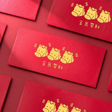1A 2026 馬年 西式 紅包袋 金馬帶財 10張入 /包 2007【領券滿額再折千12/31止】