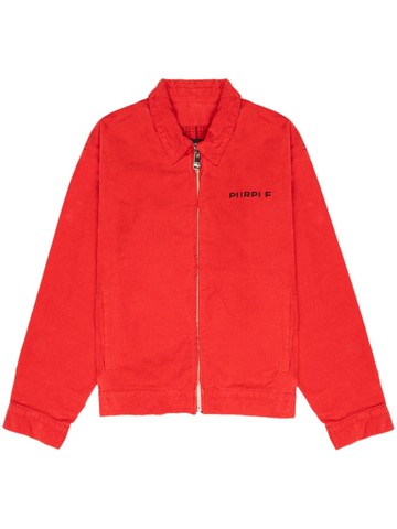 Purple Brand - motif-embroidered corduroy jacket - men - Cotton - M