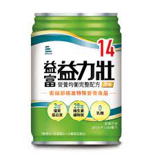 【1箱送4罐】益富 益力壯14營養均衡完整配方 原味 250mlx24罐/箱 管灌適用、無添加纖維 憨吉小舖