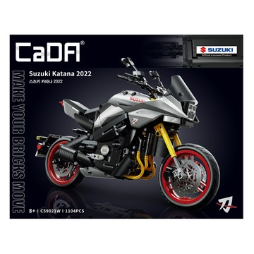 CaDA Suzuki Katana 2022 樂高相容積木 C59021 1104片  1個  混和顏色