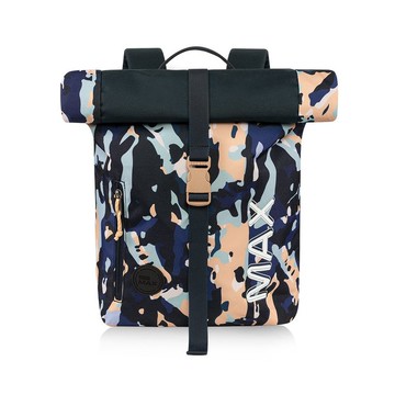 MAX 捲式後背包-戰地迷彩 兒童背包 防潑水