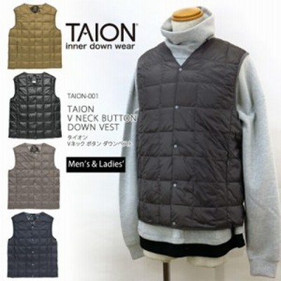 21秋冬新作 Taion タイオン インナーダウン ベスト Taion 001 Taion V Neck Down Vest Vネック ダウンベスト 前あき ダウン キャンプ 通販 Lineポイント最大6 0 Get Lineショッピング