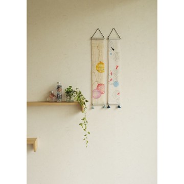 京都手繪豆亞麻吊飾-水風船