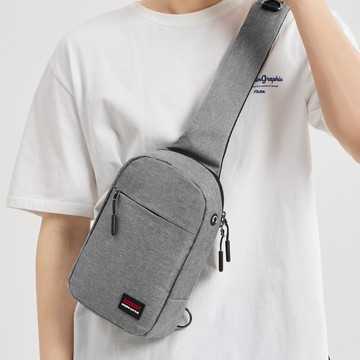 ADDEDIT Dinto 單肩郵差包  灰色  17*29*8cm